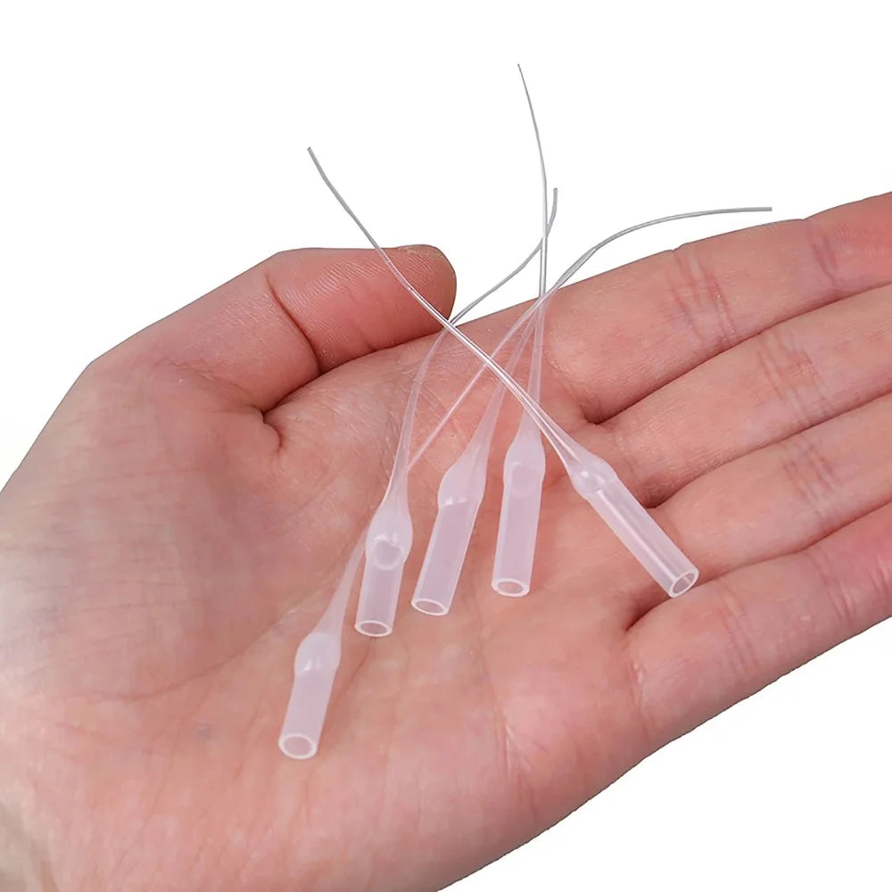 100-Pack Glue Micro Tips – CA Glue Precision Applicator Nozzles Glue Applicator Tips Axl