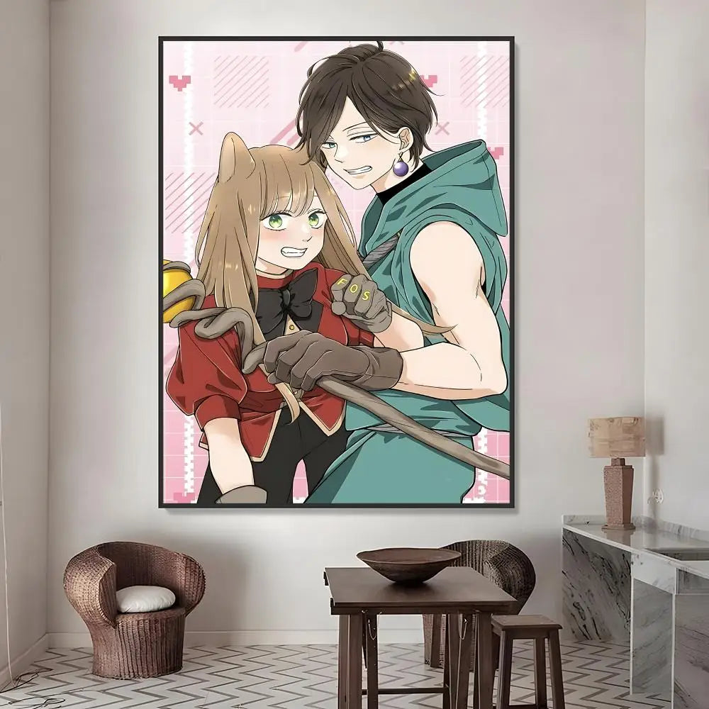 Yamada-kun at Lv999 Anime Poster HD Waterproof PVC Wall Sticker Anime Wall Sticker Axl White14 60X90cmNoframe