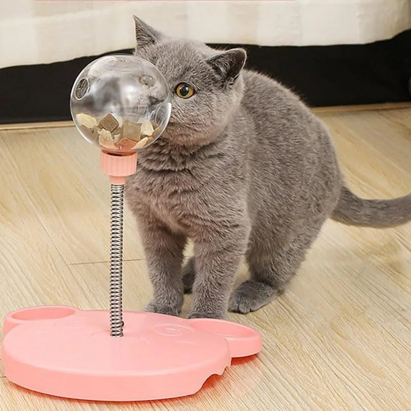 Interactive Treat Dispensing Ball – Slow Feeder Toy for Cats & Dogs Pet Treat Toy Axl