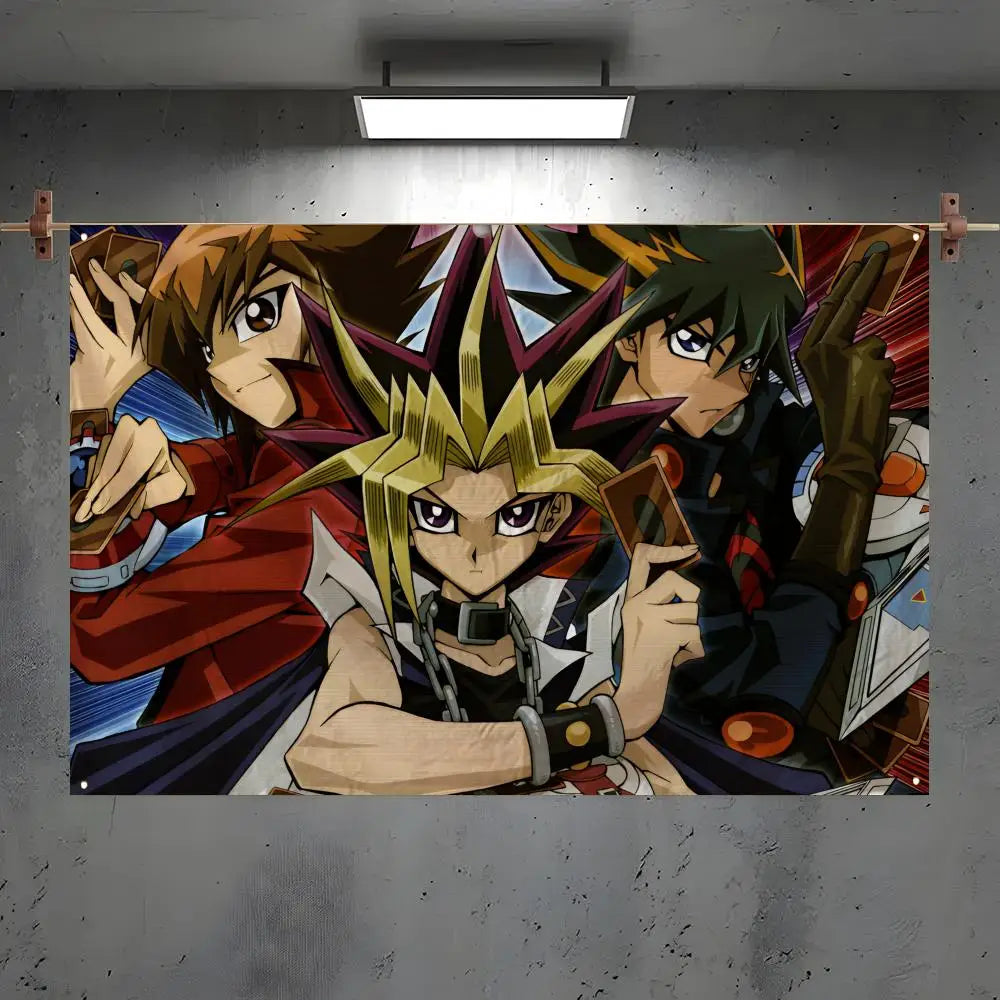 Yu-Gi-Oh Anime Flag Banner – Indoor & Outdoor Wall Decor Anime Flag Banner Axl White2 120x180cm