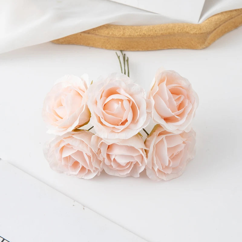 Silk Carnation Artificial Flowers UV Protection – 6 or 18 Pcs Artificial Silk Flowers Axl 12 6pcs