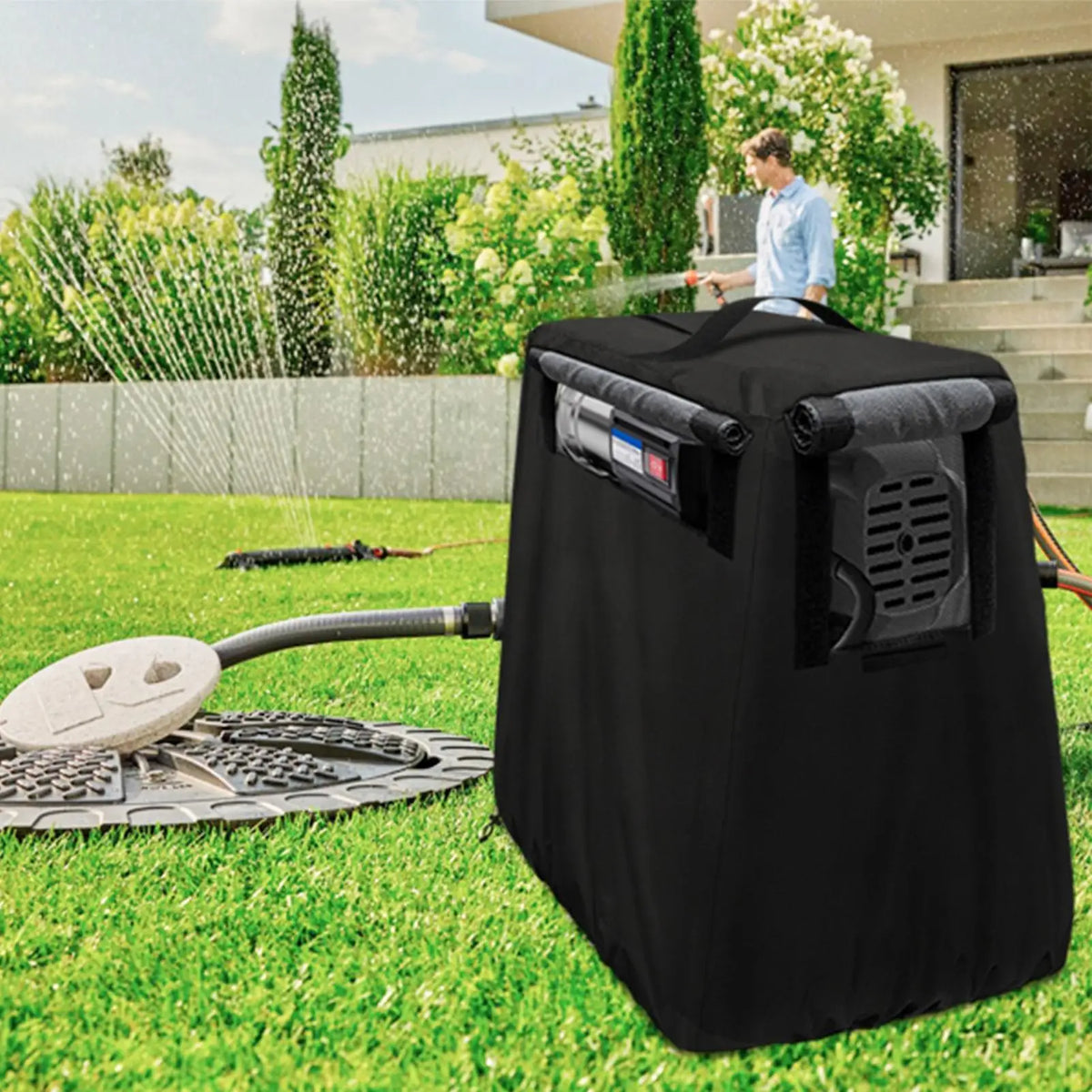 Anti-UV Well Pump Cover – Waterproof Oxford Cloth Protector Well Pump Cover Axl