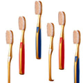 6-Pack Large Head Soft Bristle Toothbrush | Anti-Slip U-Shape Soft Bristle Toothbrush Axl 6PCS