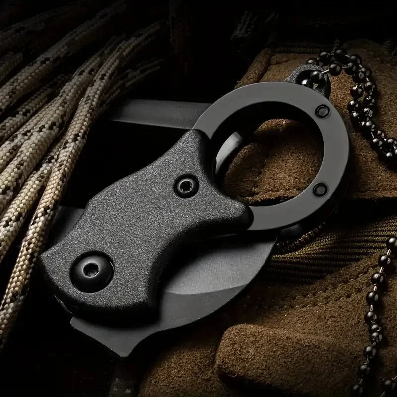 SHENJIU Mini Keychain Pocket Knife – Stainless Steel EDC Tool Keychain Pocket Knife Axl
