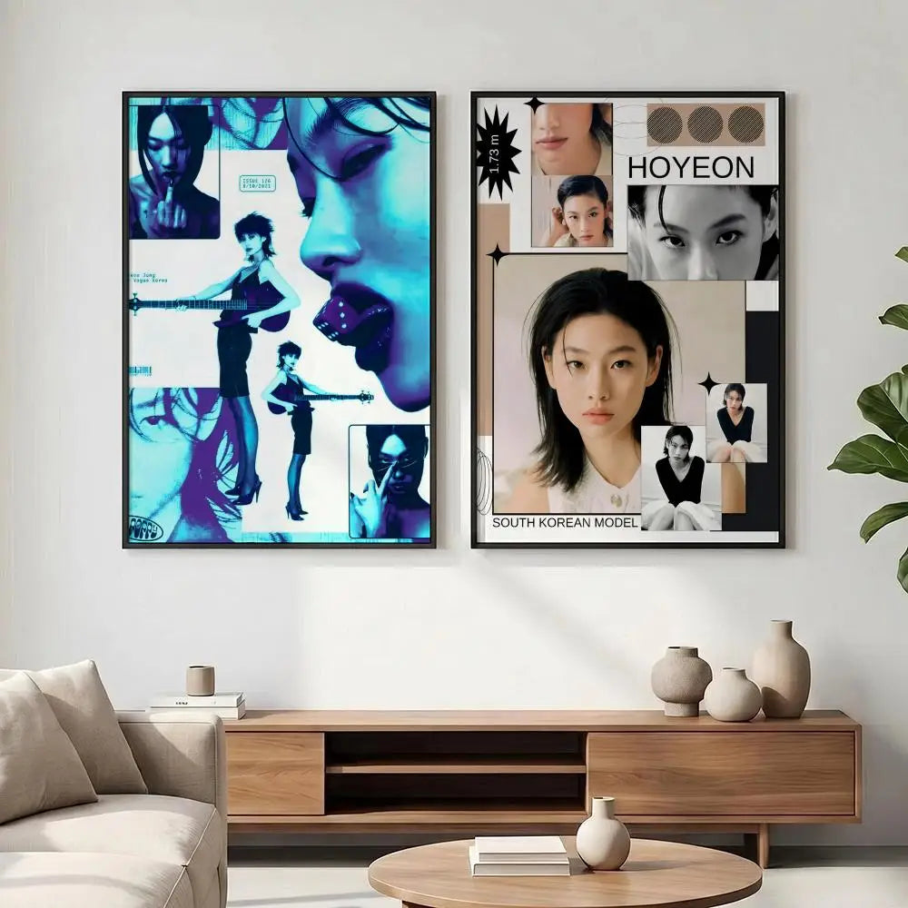 Jung Ho-yeon HD Art Poster | Waterproof Sticky Wall Decor Wall Art Poster Axl