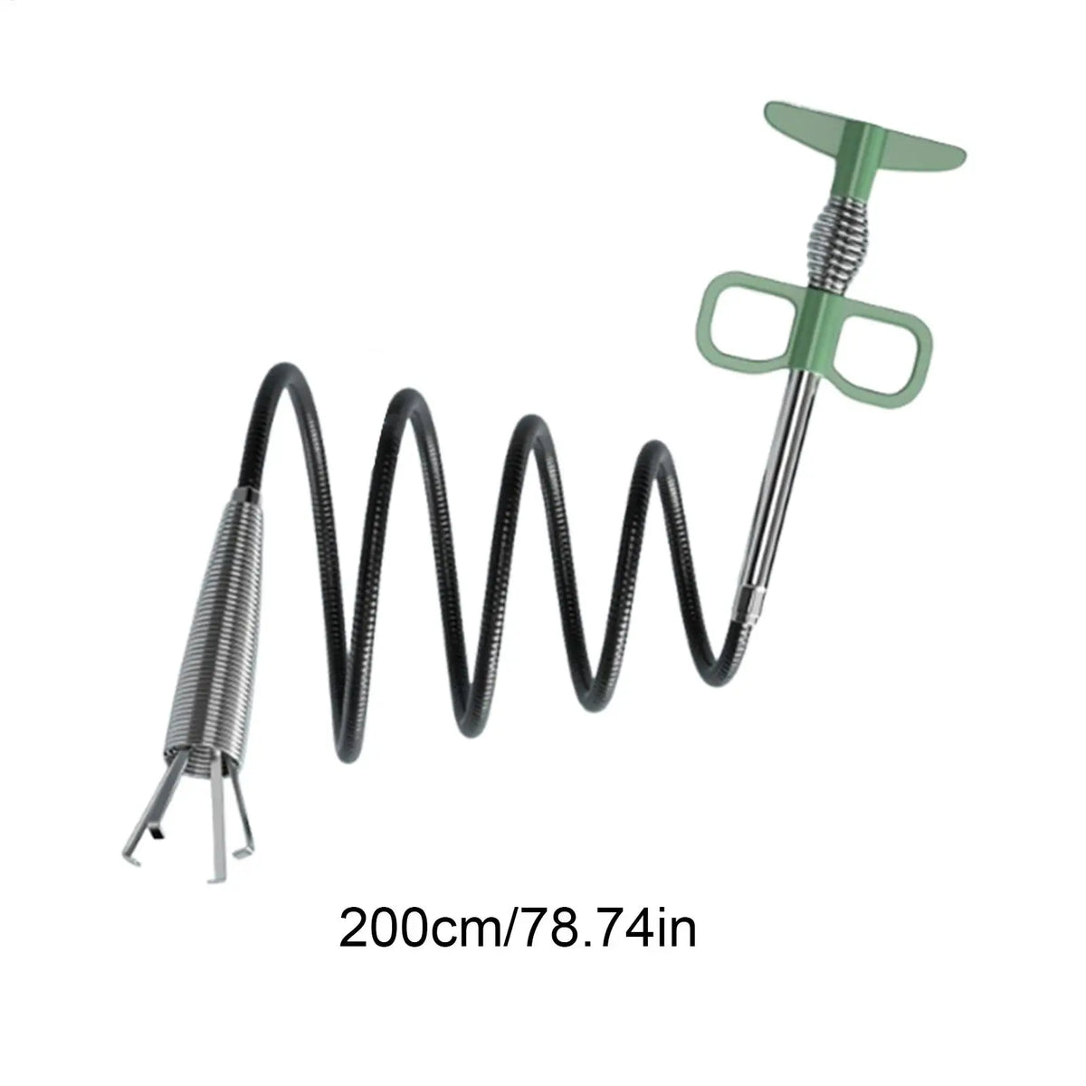 Drain Snake 4-Claw Clog Remover – Pipe Unblocker Tool Drain Cleaning Tool Axl