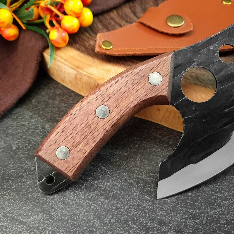 SHENJIU Hand-Forged Boning Knife – 12.5" Stainless Steel Blade Boning Knife Axl