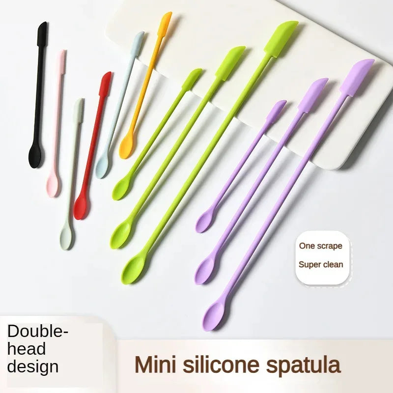 3-Piece Silicone Spatula Set – Mini Makeup & Skincare Scraper Makeup Spatula Set Axl