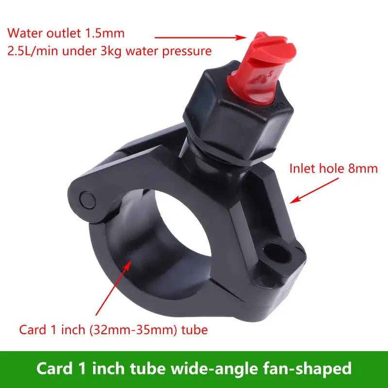 Wide Angle Flat Fan Spray Nozzle – Quick Release Eyelet Clamp Spray Nozzle Axl 1 inch