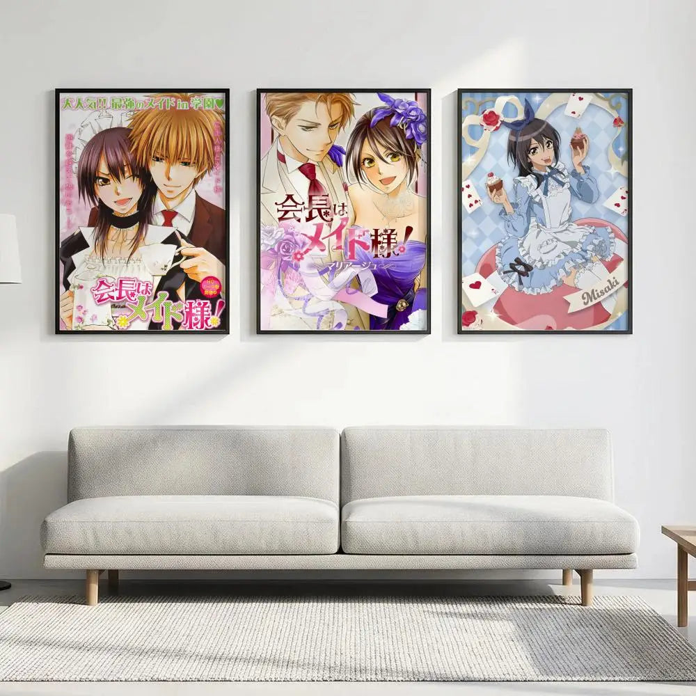 Kaichou wa Maid-sama Anime Poster – HD Waterproof Wall Art Anime Wall Poster Axl