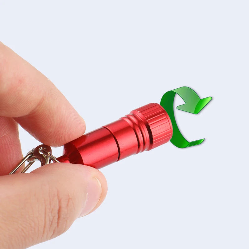 Mini LED Keychain Flashlight – Compact Pocket Torch for Camping Keychain Flashlight Axl