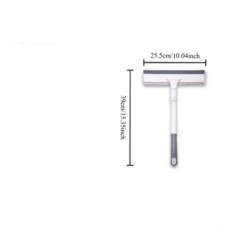 360° Rotating Window Cleaner – Squeegee & Microfiber Glass Wiper Window Cleaning Tool Axl Ivory