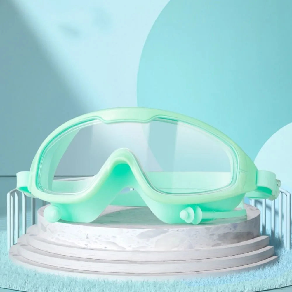 Wide Frame Anti-Fog Swimming Goggles – UV Protection Adults Swimming Goggles Axl Green-Adult