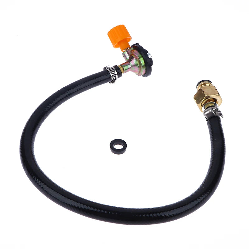 Leak-Proof Gas Refill Adapter – Braided Hose Cylinder Coupler Gas Refill Adapter Axl