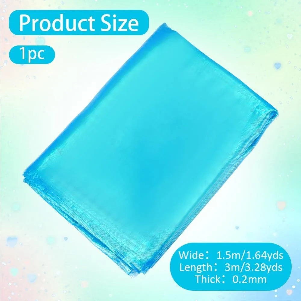 Iridescent Holographic Organza Fabric 1.6x3.3 Yds – Bridal Gauze Craft Fabric Axl