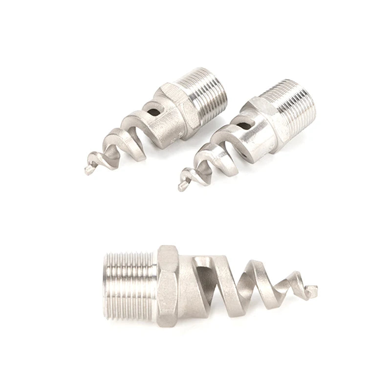 Spiral Cone Spray Nozzle 1/2" 3/4" 1" Stainless Steel Wide Angle Spray Nozzle Axl
