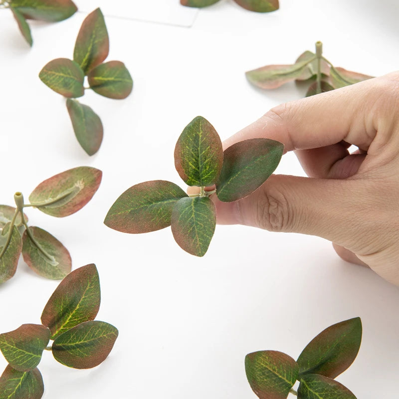Artificial Silk Tea Leaf Flowers 25pc – DIY Wedding & Home Decor Artificial Silk Flowers Axl