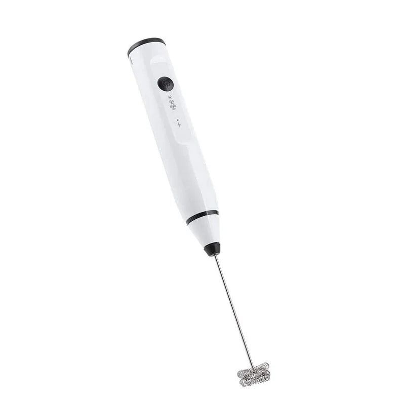 Mini USB Rechargeable Milk Frother – 3-Speed Electric Whisk Milk Frother Axl