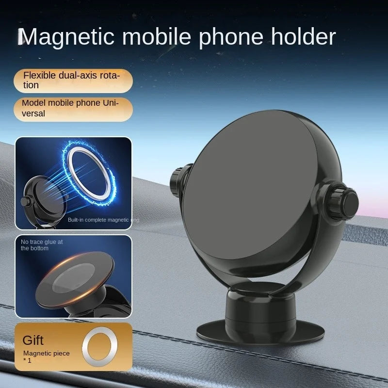 MagSafe Magnetic Car Phone Mount – One-Hand Metal Hook Holder Car Phone Mount Axl black