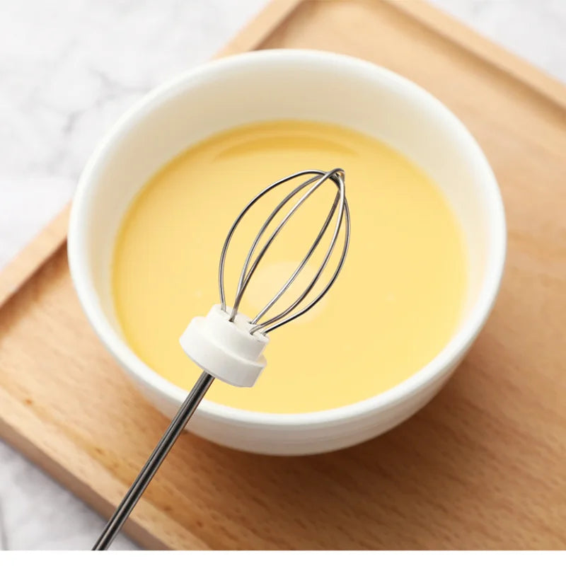 BALASHOV USB Rechargeable Milk Frother – 3-Speed Handheld Whisk Handheld Milk Frother Axl