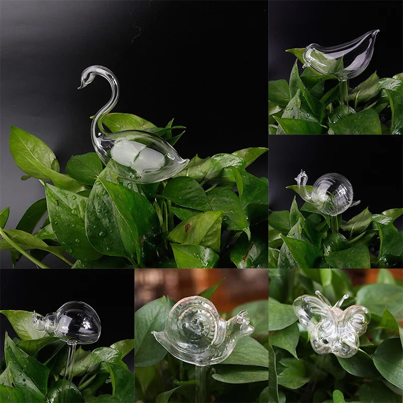Glass Self-Watering Plant Feeder | Automatic Drip Irrigation Plant Watering Device Axl