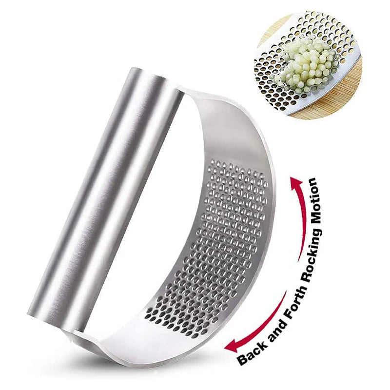 Stainless Steel Garlic Press & Ginger Crusher | PGY Kitchen Tool Garlic Press Axl