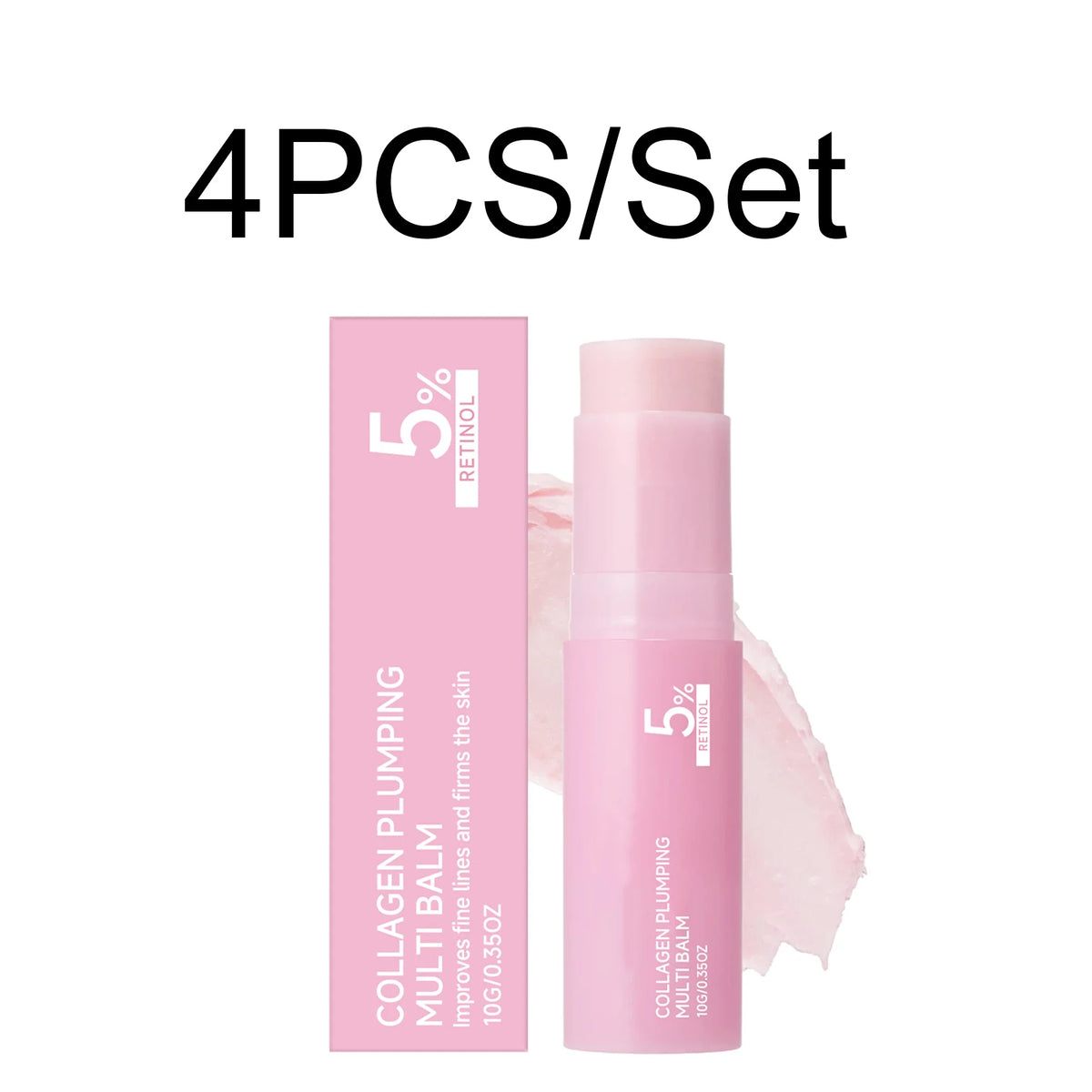 Multi Balm Stick – Hydrating Makeup Base for Bright, Firm Skin Moisturizing Balm Stick Axl 4 PCS