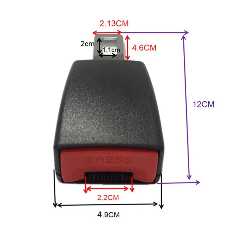 Universal Seat Belt Extender – Thickened Safety Buckle Extension Seat Belt Extender Axl