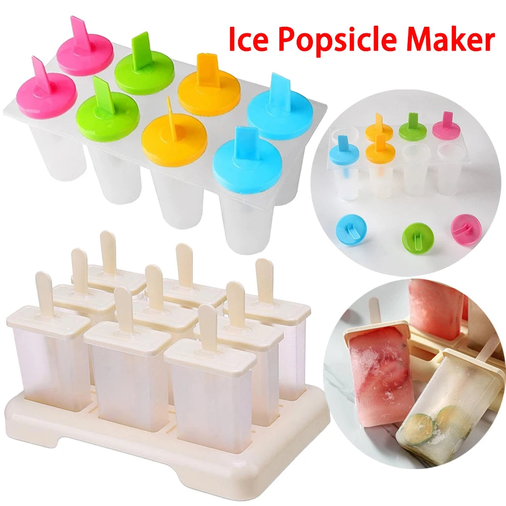 Easy-Release Popsicle Molds – Homemade Ice Pop & Ice Cream Maker Ice Pop Mold Axl