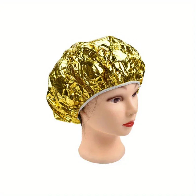 4-Pack Reusable Aluminum Foil Hair Conditioning Caps – All Types Hair Conditioning Cap Axl