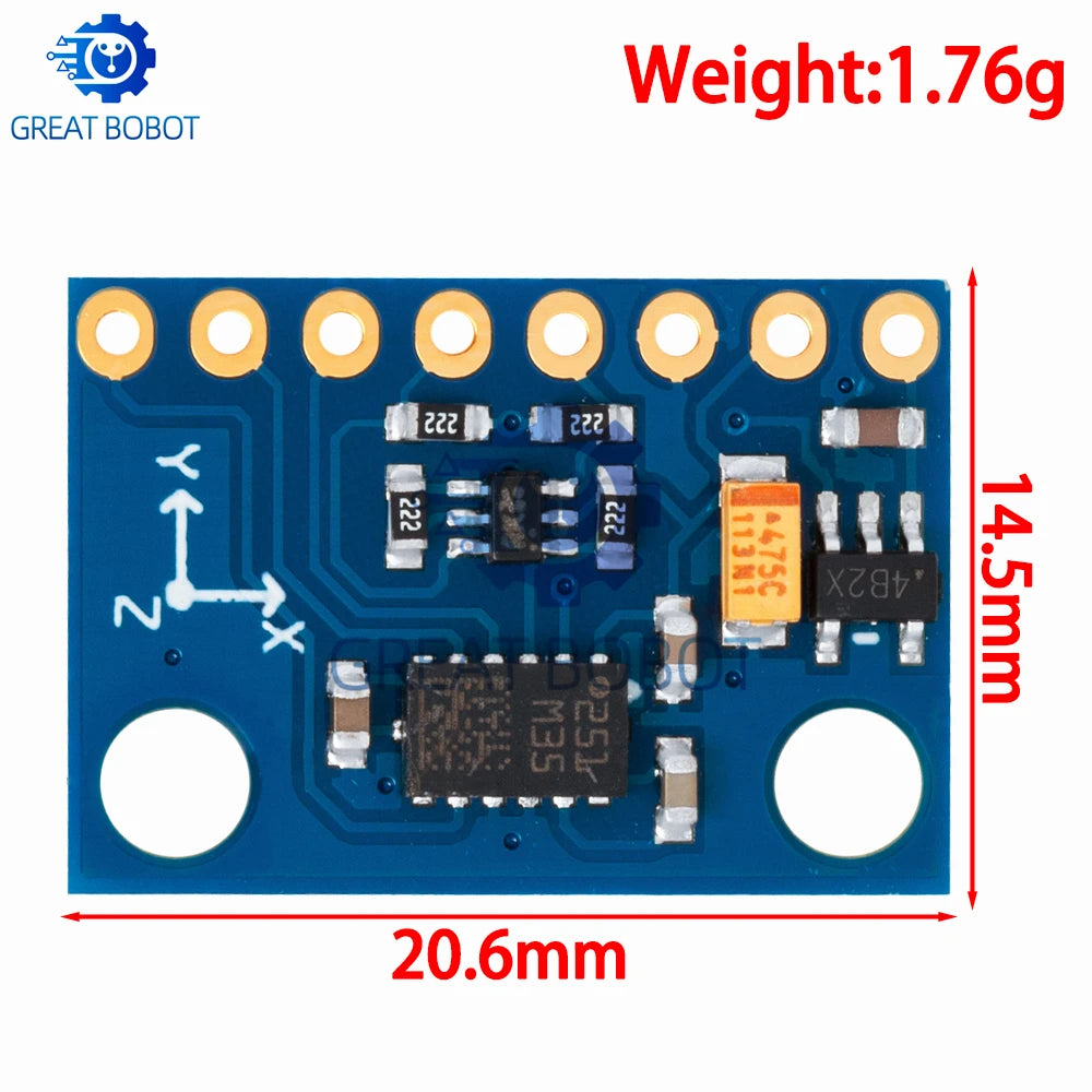 GY-511 LSM303DLHC 3-Axis Accelerometer & Magnetometer for Arduino Sensor Module Axl