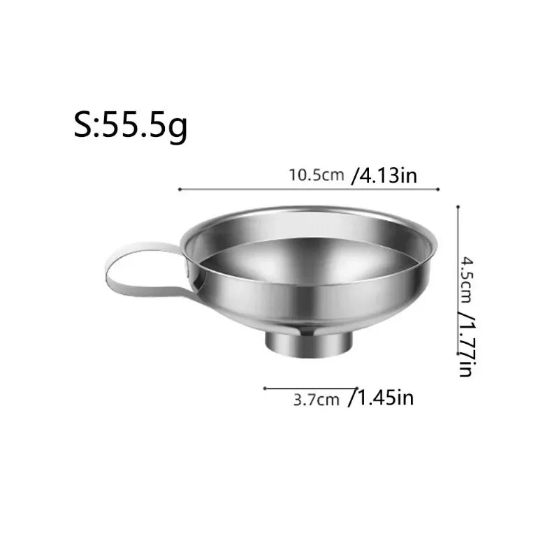 Wide Mouth Canning Funnel – Food-Grade Stainless Steel Kitchen Canning Funnel Axl