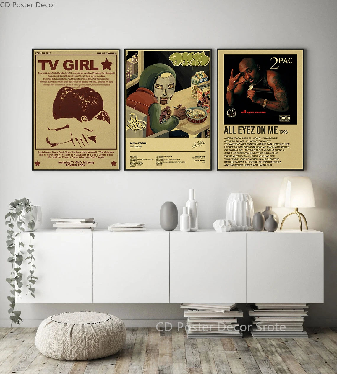 Vintage Music Posters – Lizzy Grant & TV Girl Retro Wall Art Wall Art Poster Axl