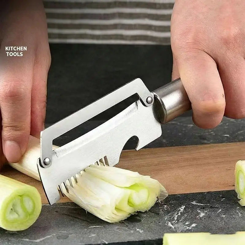 Stainless Steel Scallion Peeler Knife – 1/2/3 Pcs Set Vegetable Peeling Knife Axl