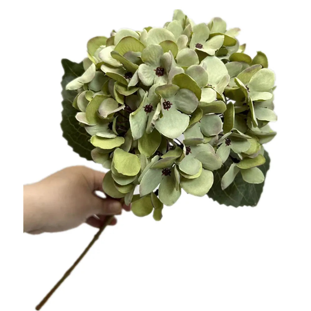 Faux Silk Hydrangea Stem – Autumn Colors | Wedding & Home Decor Artificial Flower Stem Axl