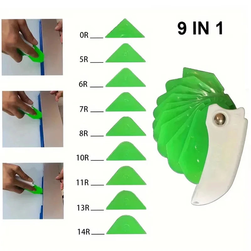 9-in-1 Plastic Caulking Tool – Sealant Spreader & Grout Spatula Caulking Spatula Tool Axl