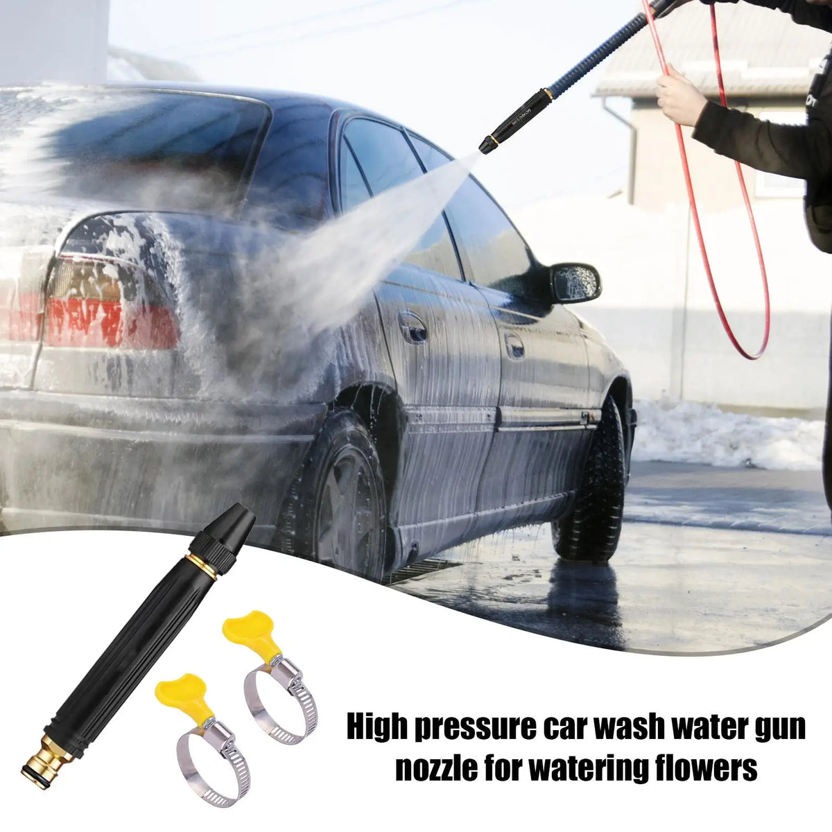 Adjustable High-Pressure Hose Nozzle – Car, Garden & Patio Garden Hose Nozzle Axl