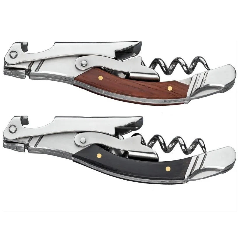 Laguiole Wood Handle Corkscrew Wine Opener – Stainless Steel Wine Corkscrew Opener Axl