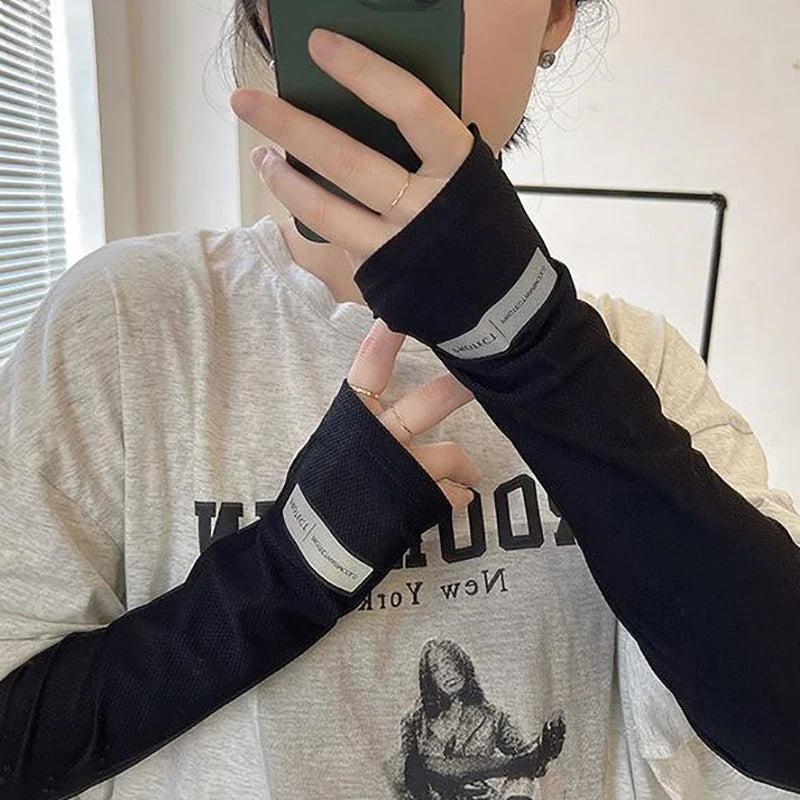 UV Protection Ice Arm Sleeves – Unisex Sun Cover for Cycling UV Arm Sleeves Axl