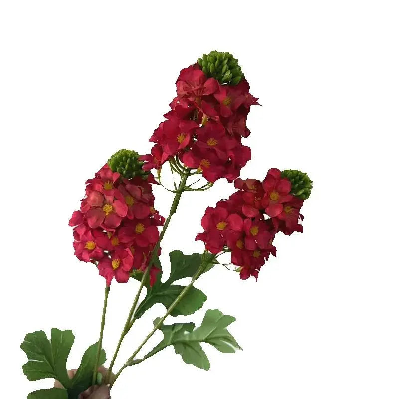 Artificial Hydrangea Branch 3-Head Floral Stem | 80cm Artificial Flower Branch Axl