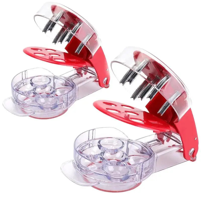 6-Slot Cherry Pitter Tool – Fast Pit Removal, Food Grade Cherry Pitter Tool Axl