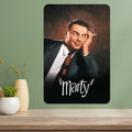 Marty Classic Movie Metal Poster Sign | Retro Aluminum Wall Art Metal Wall Sign Axl aluminum sign aluminum 40x30cm
