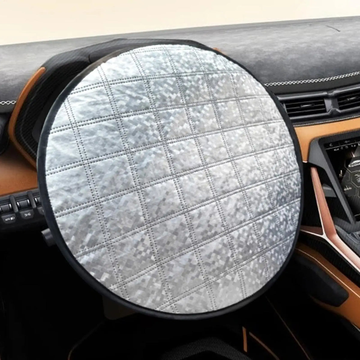Car Steering Wheel Sunshade – Aluminum Foil UV Cover Steering Wheel Sunshade Axl