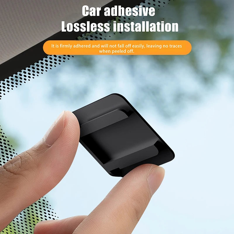 Compact Car Toll Pass Holder – Adhesive Windshield ETC Bracket Windshield Mount Bracket Axl
