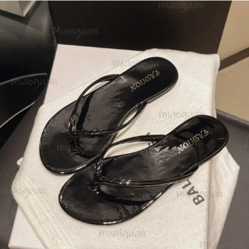 Women's Flat Flip Flops – Comfort Beach Sandals & Slides Women's Flip Flops Axl black 35