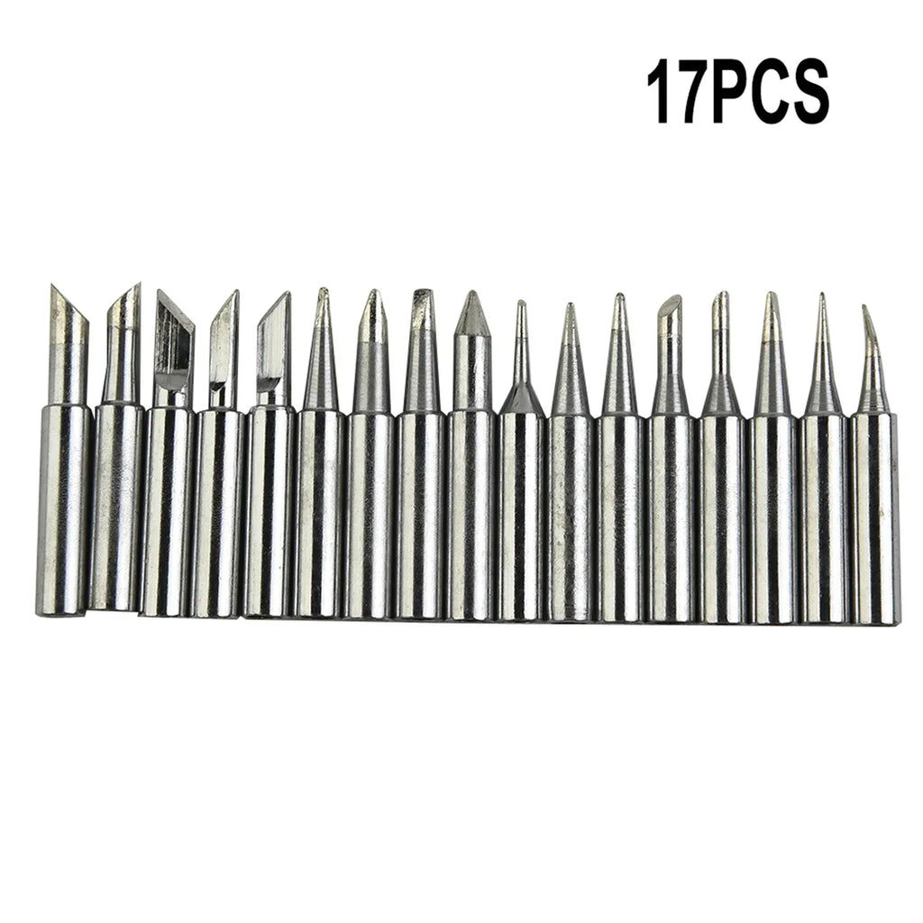 17-Pc 900M-T Soldering Iron Tips Set – Copper Alloy Soldering Iron Tips Axl