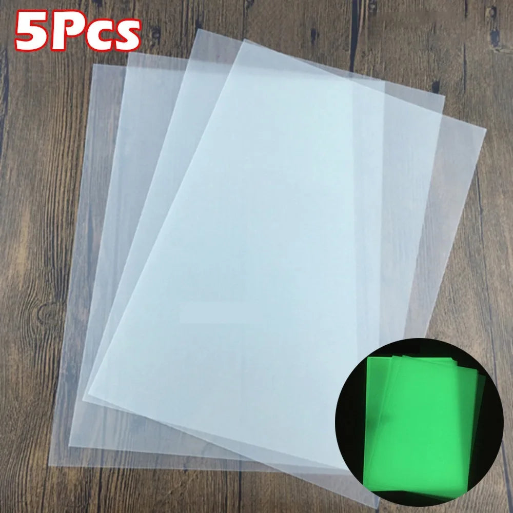Shrink Plastic Sheets – DIY Thermal Shrink Art Film 3/5/10 Pc Shrink Art Film Axl 5Pcs-Luminous