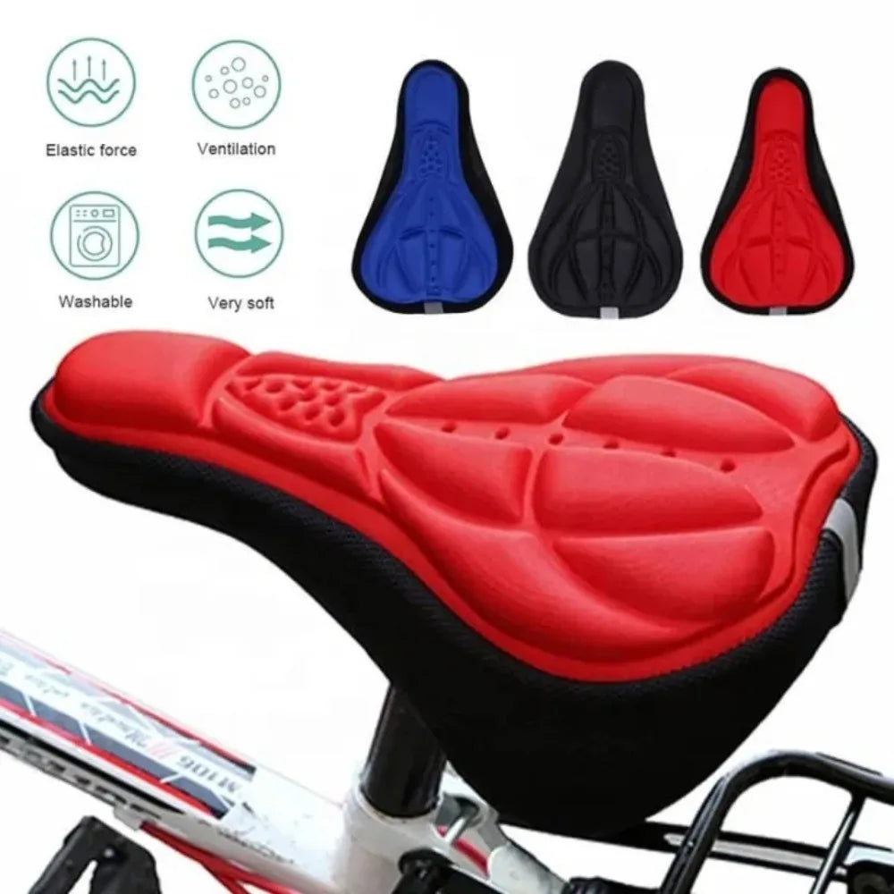 3D Gel Bike Saddle Cover – Soft Cushioned MTB Seat Pad Bike Saddle Cover Axl