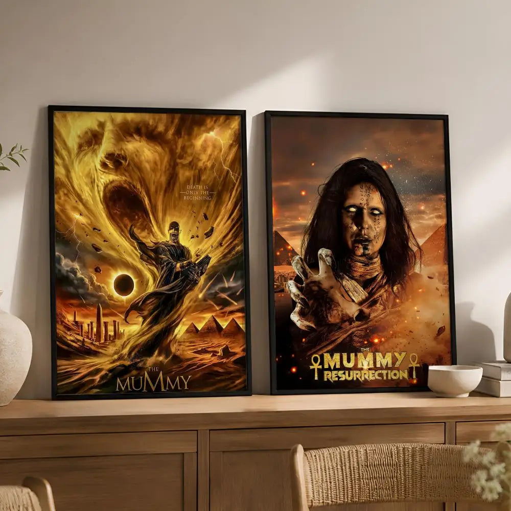 The Mummy Movie Poster – Peel-and-Stick PVC Wall Art HD Print Movie Wall Poster Axl