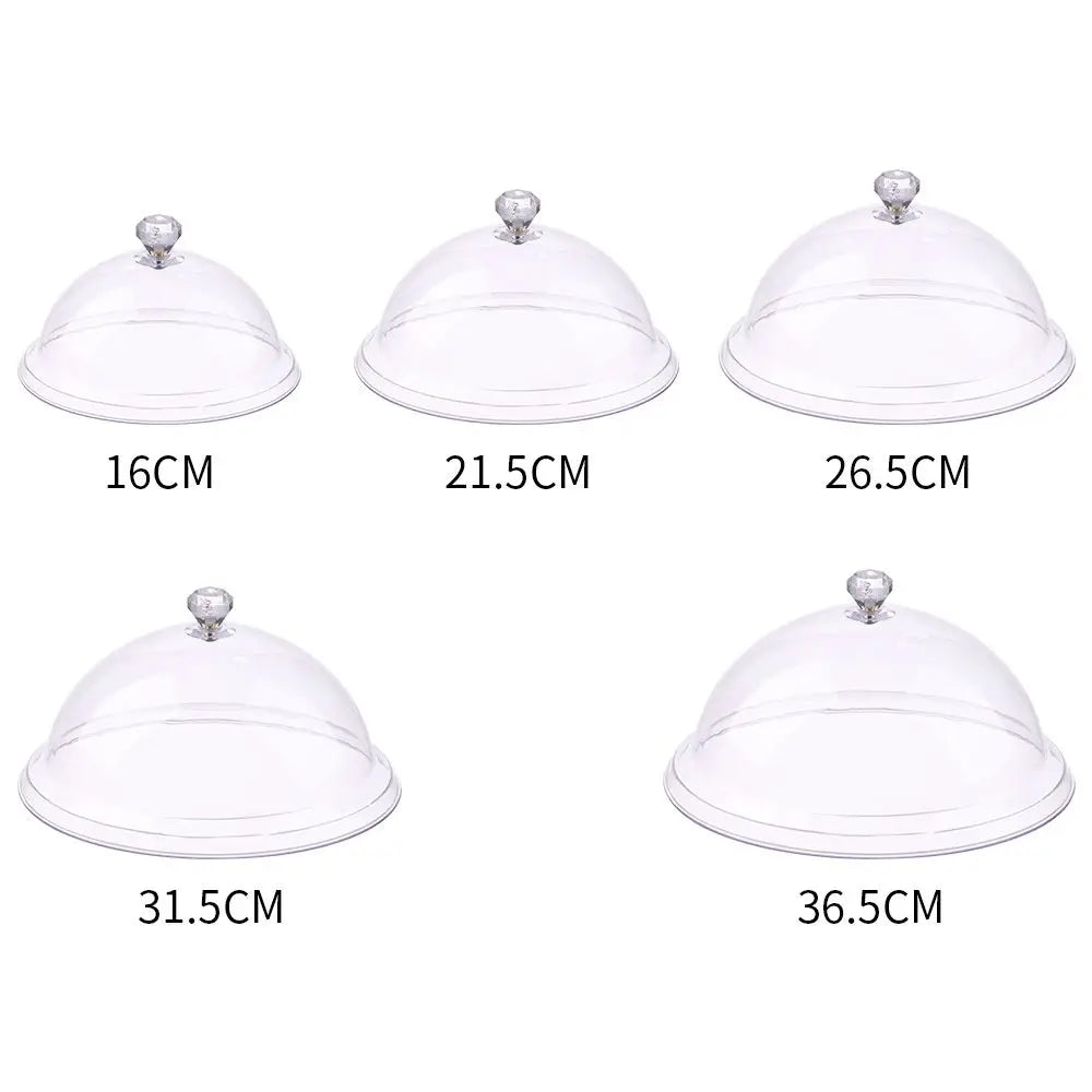 Round Plastic Cake Dome Cover – Dust-Proof Food Display Lid Food Dome Cover Axl